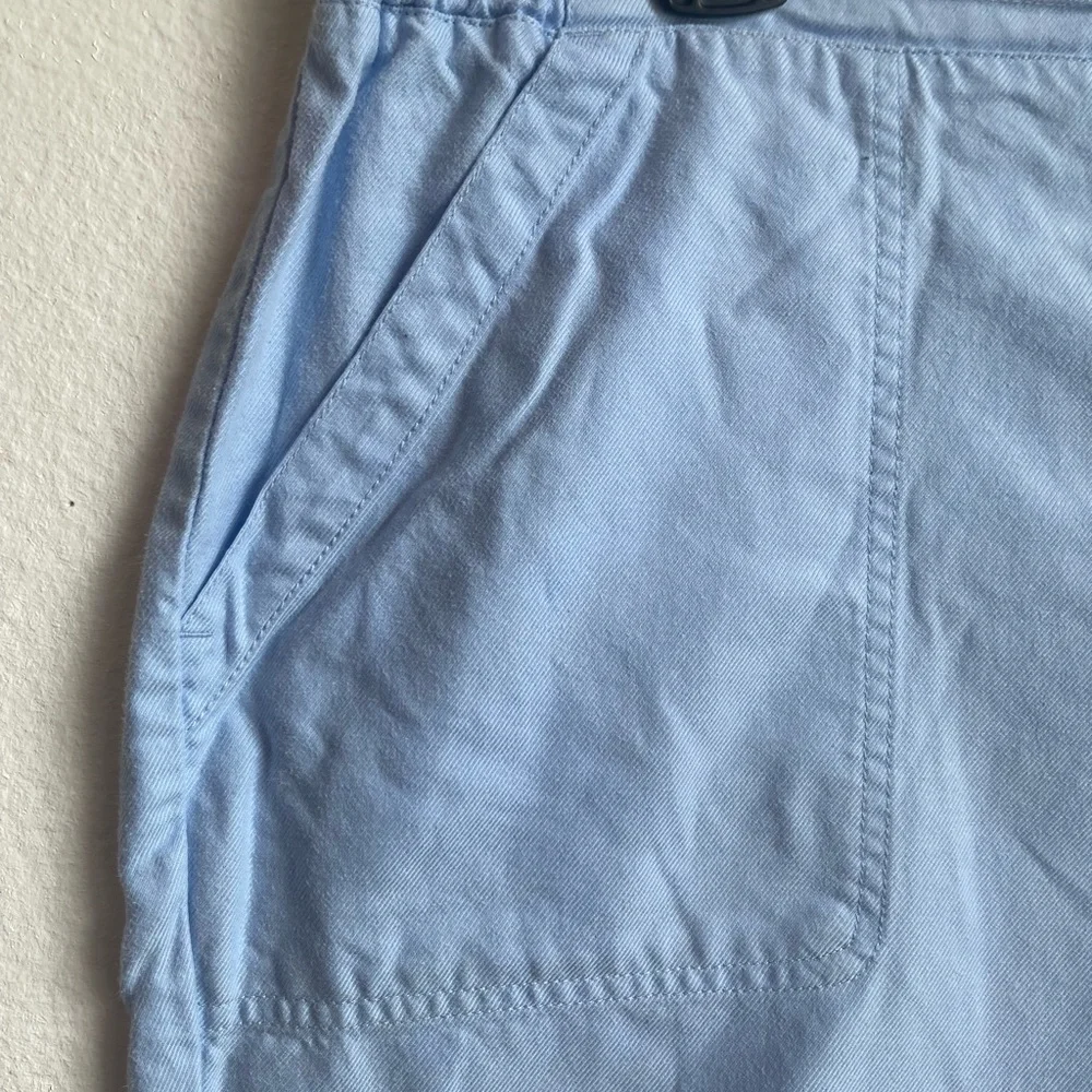 Kim Rogers Light Blue Drawstring Casual Shorts Size‎ L